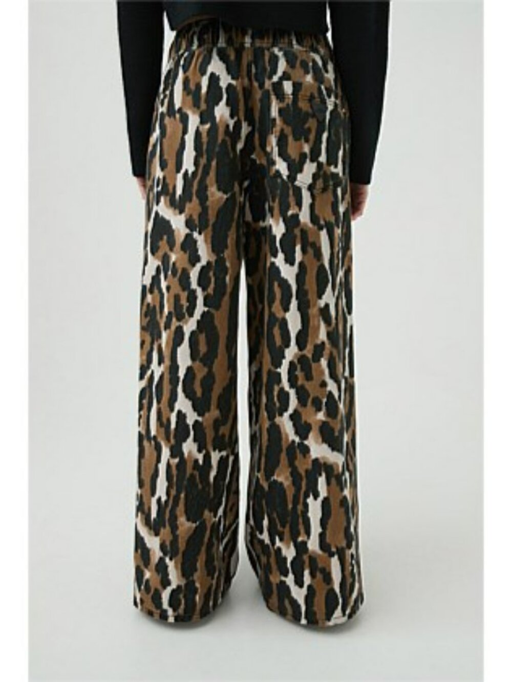 NEW! 199.00 AJE STUDIO SIENNA ANIMAL PRINT DENIM JEANS - Picture 2 of 11